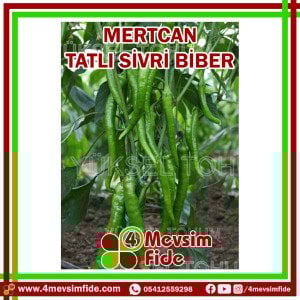 Mertcan Tatlı Sivri Sivri Biber Tohumu 1000 Adet