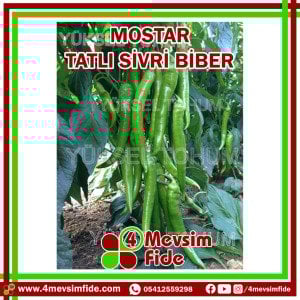 Mostar Tatlı Sivri Biber Tohumu 1000 Adet